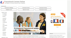 Desktop Screenshot of franzoesisch-lernen-online.de